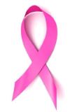 Laço cor de rosa contra o câncer de mama